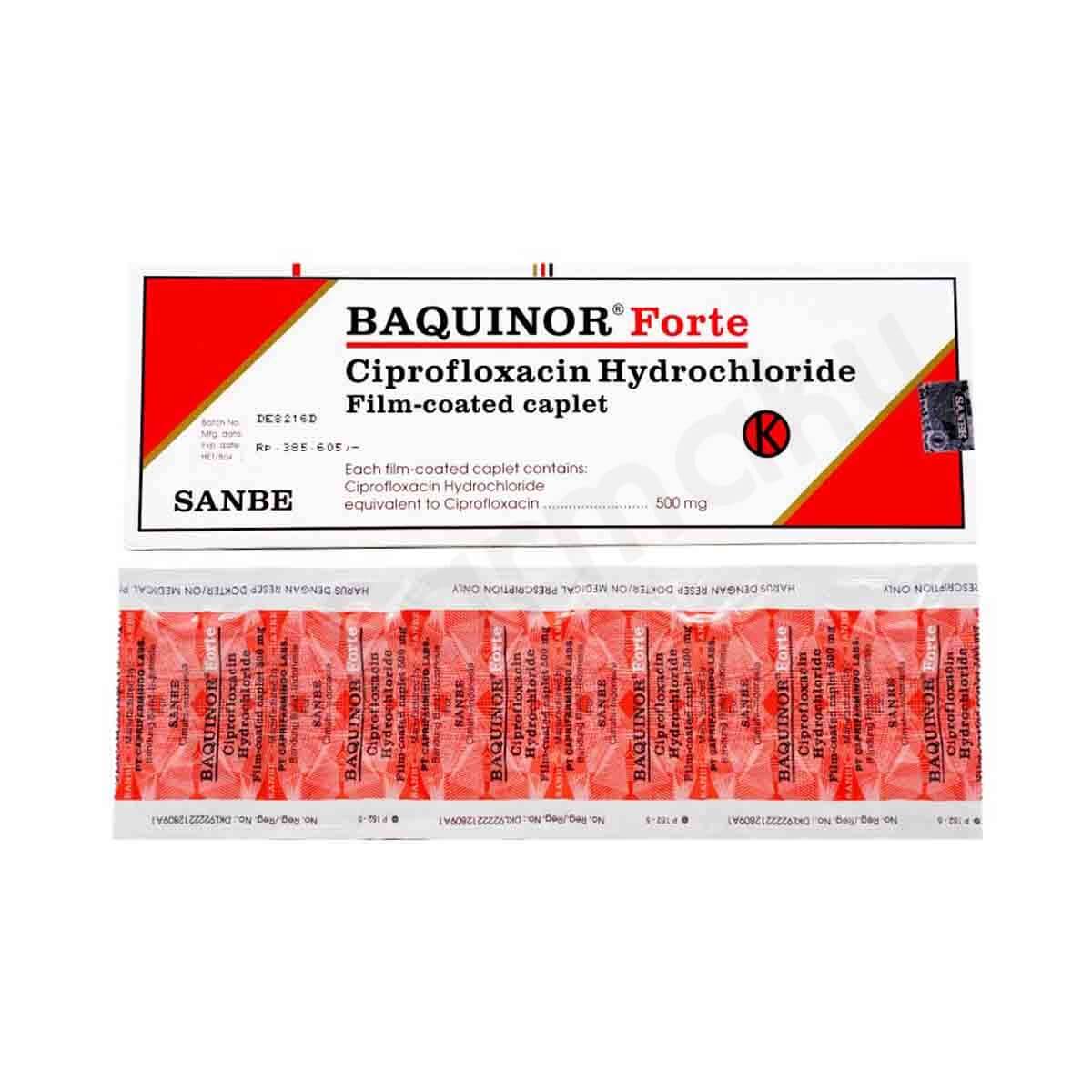 Baquinor Forte 500 mg Tablet