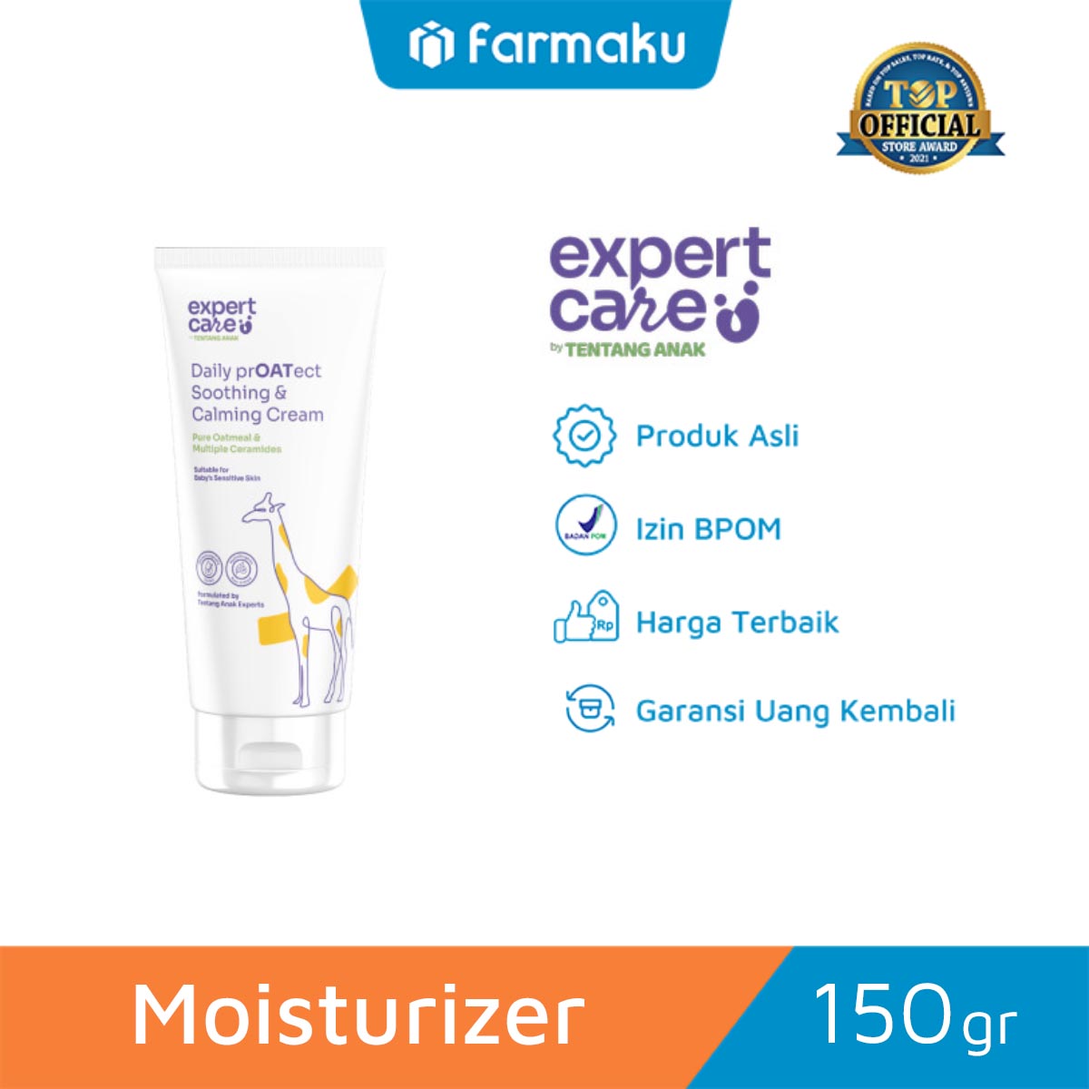 farmaku_expert-care-moisturizer-cream-daily-proatect-soothing---calming-tube-150-gr-01