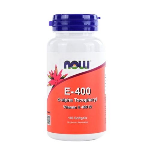 Gambar Now E-400 D-Alpha Tocopheryl 100 Kapsul