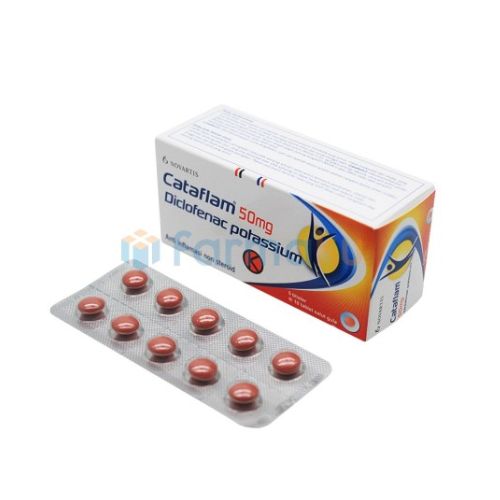 Gambar Cataflam 50 mg Blister 10 Tablet Salut Gula