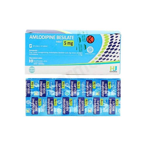 Gambar Amlodipine 5 mg Hexp Strip 10 tablet