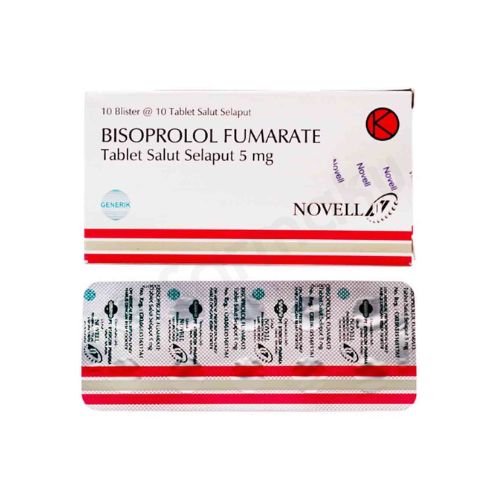 Gambar Bisoprolol 5 mg Novell