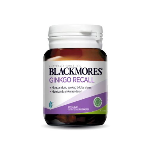 Gambar Blackmores Ginkgo Recall Botol 30