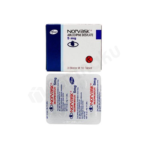 Gambar Norvask 5 mg Blister 10 tablet