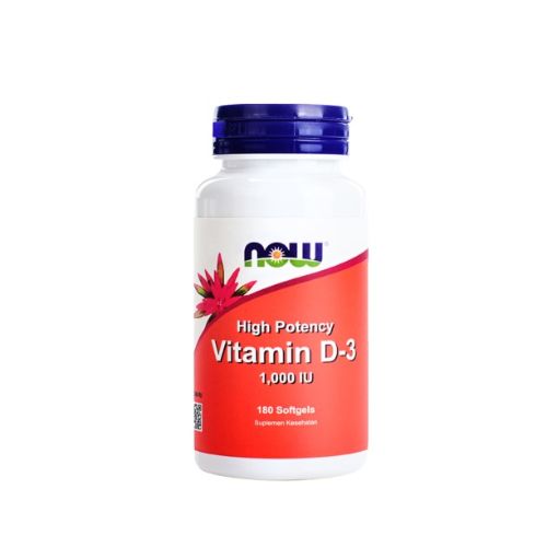 Gambar Now Vitamin D-3 1000IU Botol 180