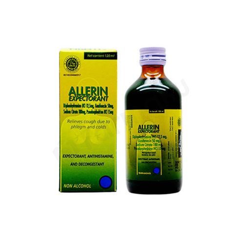 Gambar Allerin Expectorant Syrup 120 ml