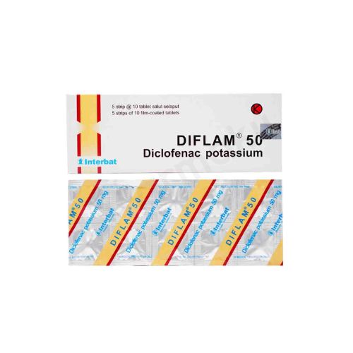 Gambar Diflam 50 mg Strip 10