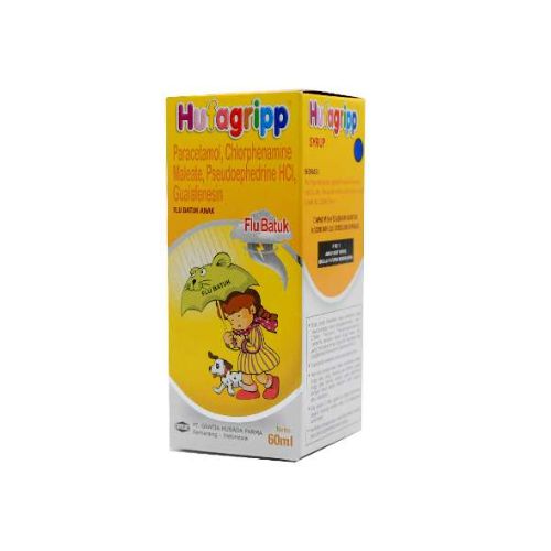 Gambar Hufagripp Flu & Batuk Kuning Syrup 60 ml